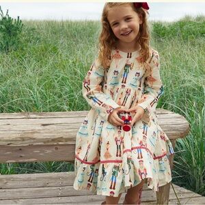 Pink Chicken Coralee dress with velvet trim, Nutcracker Ballet